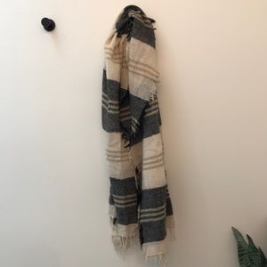Madewell plaid scarf, OSFM